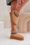 Śniegowce Model Avatharia 20226-4B Camel - Step in style Step in style