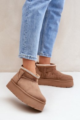 Śniegowce Model Heslania HY877-2 Brown - Step in style Step in style