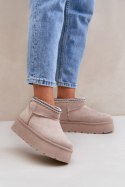Śniegowce Model Heslania HY877-39 Light Beige - Step in style Step in style