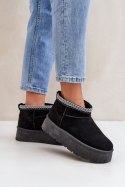 Śniegowce Model Heslania HY877 Black - Step in style Step in style
