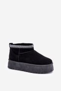 Śniegowce Model Heslania HY877 Black - Step in style Step in style