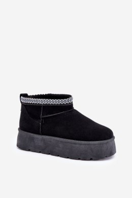 Śniegowce Model Heslania HY877 Black - Step in style Step in style