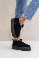 Śniegowce Model Heslania HY877 Black - Step in style Step in style