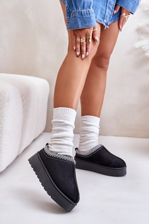 Śniegowce Model Remenia 20219-4A Black - Step in style Step in style