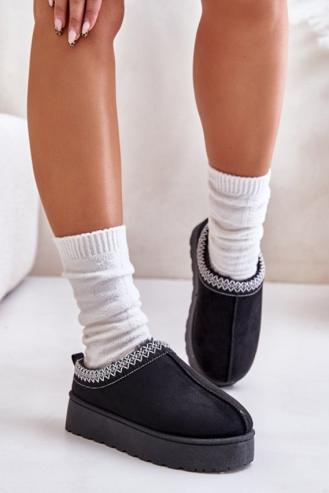 Śniegowce Model Remenia 20219-4A Black - Step in style Step in style