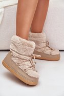 Śniegowce Model Silvara 8139 Beige - Step in style Step in style