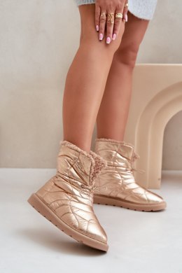 Śniegowce Model Vamidra 6433 Pink Gold - Step in style Step in style