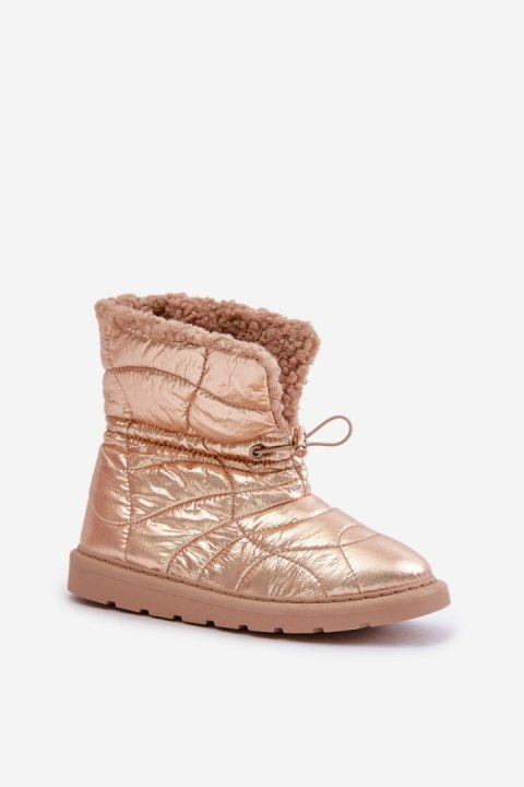 Śniegowce Model Vamidra 6433 Pink Gold - Step in style Step in style