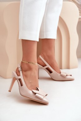 Szpilki Model Auroravia MVP351 Beige - Step in style Step in style