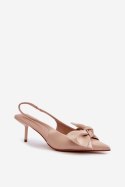 Szpilki Model Emirenna SQC-149 Beige - Step in style Step in style