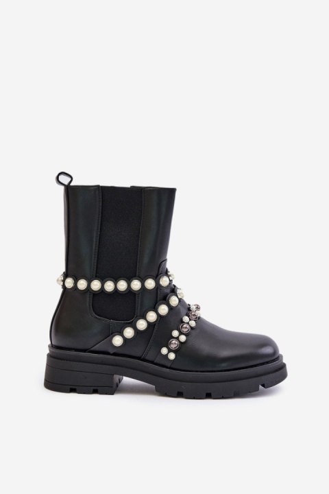 Sztyblety Model Sintitia U9AX58090-1 Black - Step in style Step in style