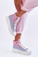 Trampki Model Big Star LL274A191 Pink/Blue - Step in style Step in style