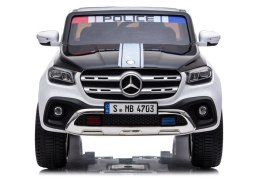 Auto na Akumulator XMX606 Mercedes X Policja Biały LEAN CARS