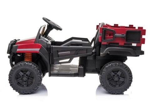 Auto na akumulator BDM0926 Dla Dzieci Światła LED MP3 Pilot Czerwony LEAN CARS