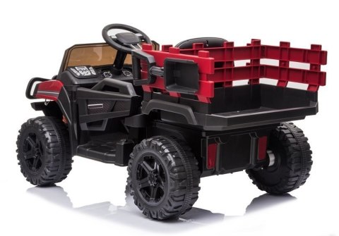 Auto na akumulator BDM0926 Dla Dzieci Światła LED MP3 Pilot Czerwony LEAN CARS