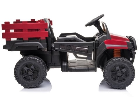 Auto na akumulator BDM0926 Dla Dzieci Światła LED MP3 Pilot Czerwony LEAN CARS