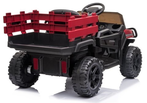 Auto na akumulator BDM0926 Dla Dzieci Światła LED MP3 Pilot Czerwony LEAN CARS