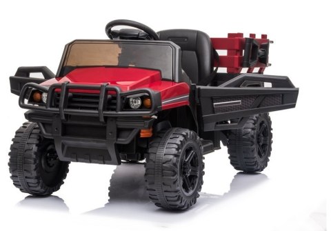 Auto na akumulator BDM0926 Dla Dzieci Światła LED MP3 Pilot Czerwony LEAN CARS