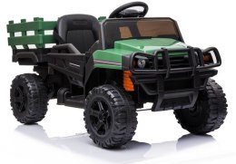 Auto na akumulator BDM0926 Dla Dzieci Światła LED MP3 Pilot Zielone LEAN CARS