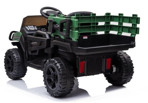 Auto na akumulator BDM0926 Dla Dzieci Światła LED MP3 Pilot Zielone LEAN CARS