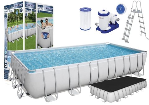 Basen Ogrodowy Stelażowy 732 x 366 x 132 cm Bestway 56474 Bestway Basen Ogrodowy Stelażowy 732 x 366 x 132 cm Bestway 56474 Bestway