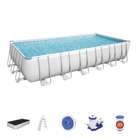 Basen Ogrodowy Stelażowy 732 x 366 x 132 cm Bestway 56474 Bestway Basen Ogrodowy Stelażowy 732 x 366 x 132 cm Bestway 56474 Bestway