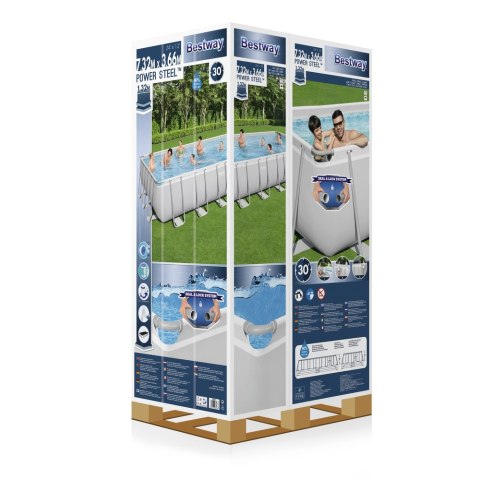 Basen Ogrodowy Stelażowy 732 x 366 x 132 cm Bestway 56474 Bestway Basen Ogrodowy Stelażowy 732 x 366 x 132 cm Bestway 56474 Bestway