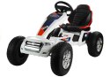 Gokart na Akumulator DK-G01 Biały LEAN CARS