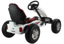Gokart na Akumulator DK-G01 Biały LEAN CARS