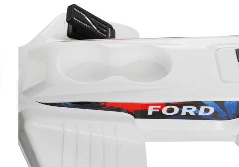 Gokart na Akumulator DK-G01 Biały LEAN CARS