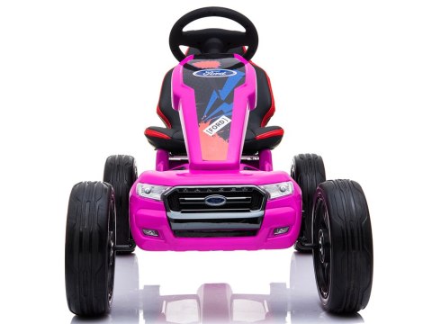 Gokart na Akumulator DK-G01 Różowy LEAN CARS