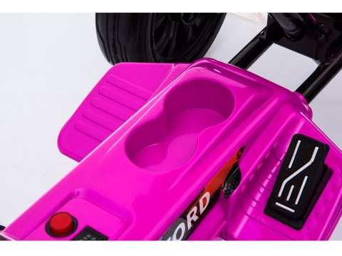 Gokart na Akumulator DK-G01 Różowy LEAN CARS