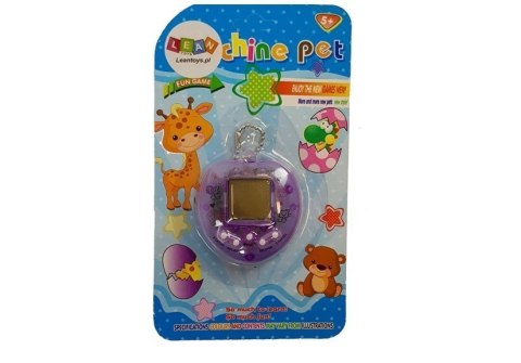 Gra Elektroniczna Tamagotchi Fioletowa z krótkim łańcuszkiem LEAN TOYS Gra Elektroniczna Tamagotchi Fioletowa z krótkim łańcuszkiem LEAN TOYS