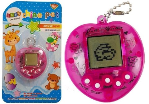Gra Elektroniczna Tamagotchi Różowa z krótkim łańcuszkiem LEAN TOYS Gra Elektroniczna Tamagotchi Różowa z krótkim łańcuszkiem LEAN TOYS