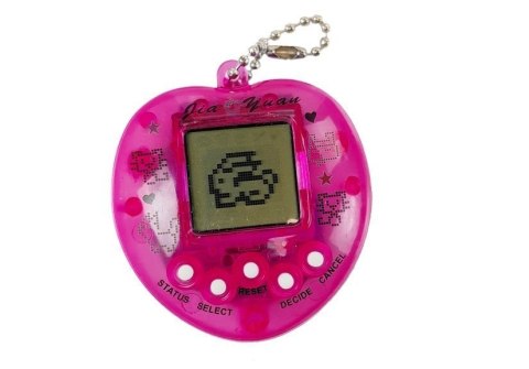 Gra Elektroniczna Tamagotchi Różowa z krótkim łańcuszkiem LEAN TOYS Gra Elektroniczna Tamagotchi Różowa z krótkim łańcuszkiem LEAN TOYS