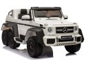 Pojazd Na Akumulator Mercedes 6x45W Biały MP4 LEAN CARS Pojazd Na Akumulator Mercedes 6x45W Biały MP4 LEAN CARS
