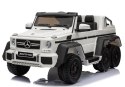 Pojazd Na Akumulator Mercedes 6x45W Biały MP4 LEAN CARS Pojazd Na Akumulator Mercedes 6x45W Biały MP4 LEAN CARS