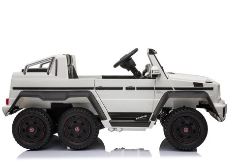 Pojazd Na Akumulator Mercedes 6x45W Biały MP4 LEAN CARS Pojazd Na Akumulator Mercedes 6x45W Biały MP4 LEAN CARS
