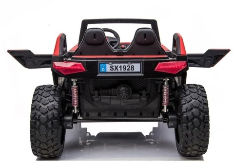 Pojazd na Akumulator SX1928 4x4 24V Czerwony Lakier LEAN CARS Pojazd na Akumulator SX1928 4x4 24V Czerwony Lakier LEAN CARS
