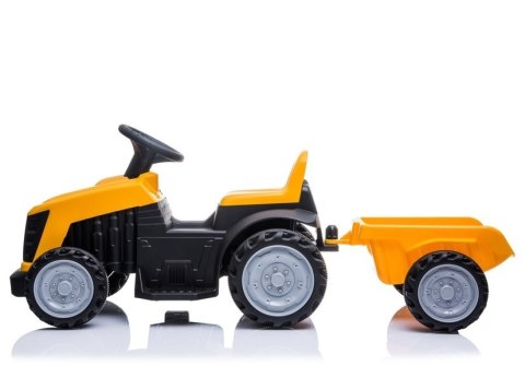Traktor z Przyczepą na Akumulator TR1908T Żółty LEAN CARS