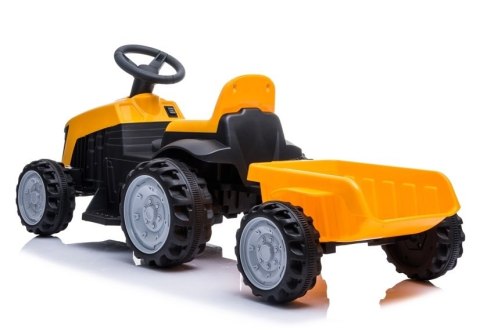 Traktor z Przyczepą na Akumulator TR1908T Żółty LEAN CARS
