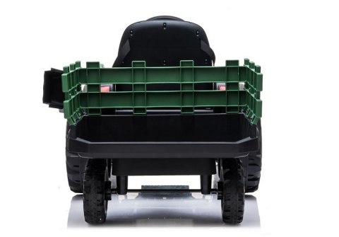 Traktor z Przyczepą na akumulator BDM0925 Zielony Wojskowy LEAN CARS