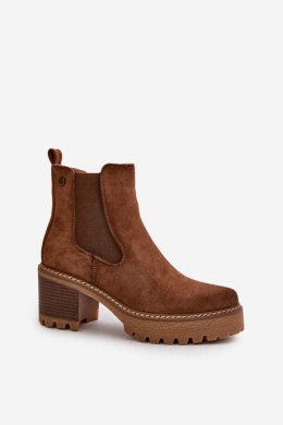 Botki Model Irissinae KE217 Brown - Step in style Step in style