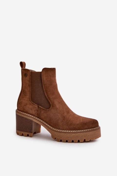 Botki Model Irissinae KE217 Brown - Step in style Step in style