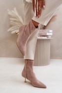 Botki Model Irithare GP12 Beige - Step in style Step in style
