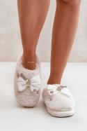 Kapcie Model Annalira BG185P White - Step in style Step in style