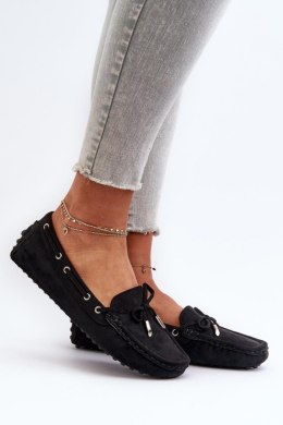 Mokasyny Model Anemilda ZK090 Black - Step in style Step in style