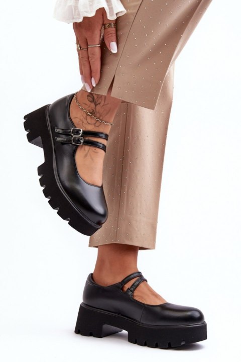 Półbuty Model Saviwa 9651 Black - Step in style Step in style