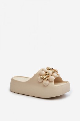 Sandał Klapki Model Bremavia Bg181 Light Beige - Step in style Step in style