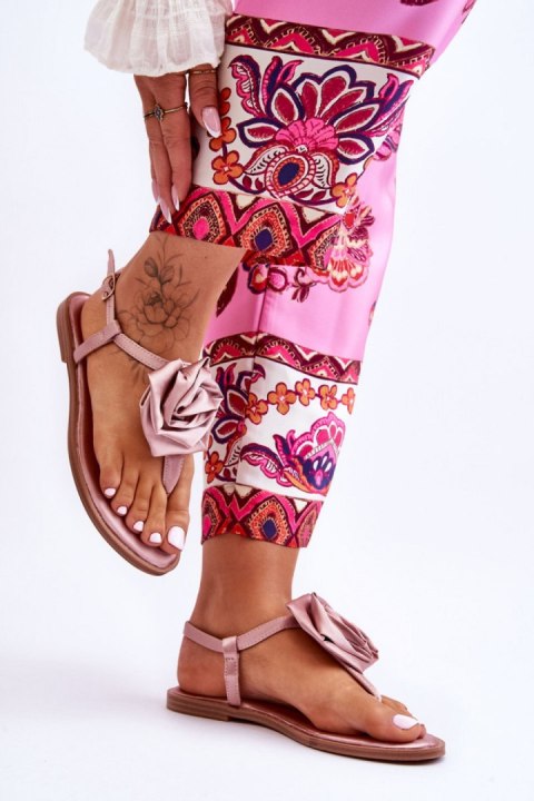 Sandały Japonki Model Carisma QQ-137 Nude - Step in style Step in style